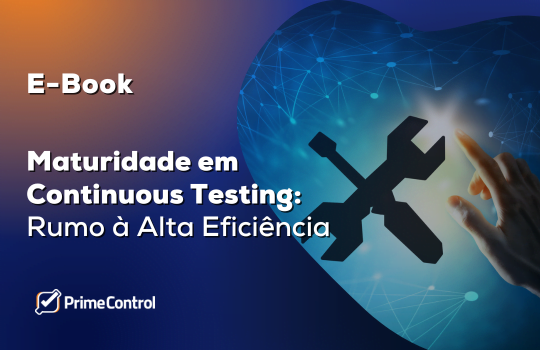 Imagem de capa para o e-book sobre continuous testing